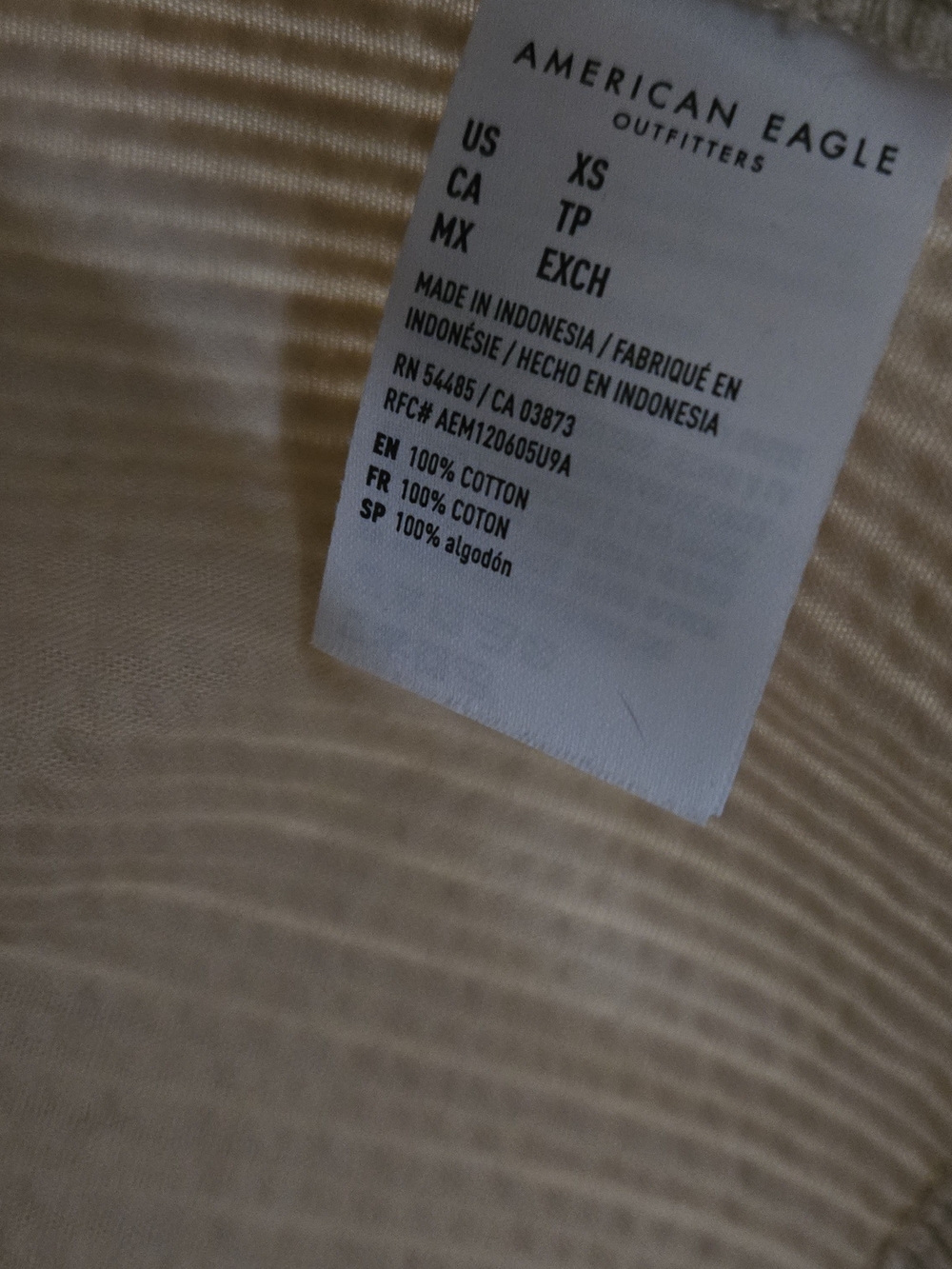American Eagle Outfitters Beige Corduroy Button-Up Jacket - Picture 3 of 7
